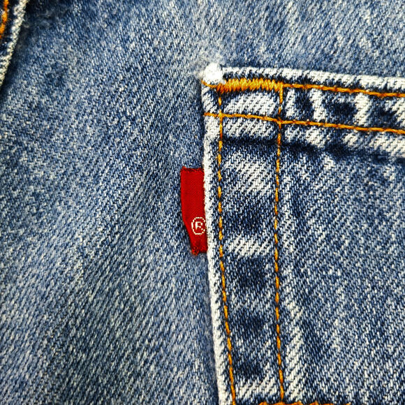 Levi’s 560 Comfort-Fit Taper Jean W34 L32 Dark Stonewash Loose Baggy Y2K Vintage - Picture 6 of 11